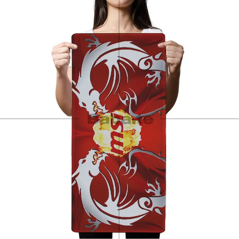 Babaite дизайн Msi Dragon Логотип уникальный настольный коврик игровой коврик для мыши большой коврик для мыши клавиатуры коврик