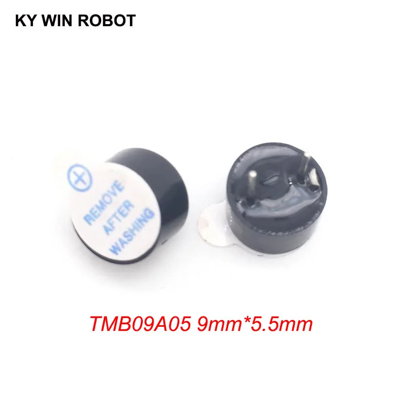 

10PCS 5V Active Buzzer Alarm AC 9MM*5.5MM TMB09A05 0905 0955 Pitch 5mm MINI Active Piezo Buzzers Fit For Arduino Diy Electro