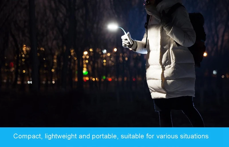 Новое прибытие Xiaomi Мини USB светильник Портативный Светодиодная лампа Xiaomi блестящие светодиодный светильник с переключателем Управление 5V 1,2 W для Мощность банк/промышленный компьютер