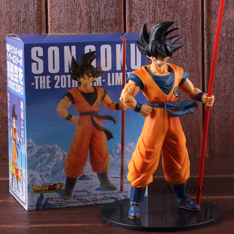 Dragon Ball Super Broly Movie Сон Гоку 20th фильм ограниченная ПВХ Гоку фигурка Коллекционная модель игрушки