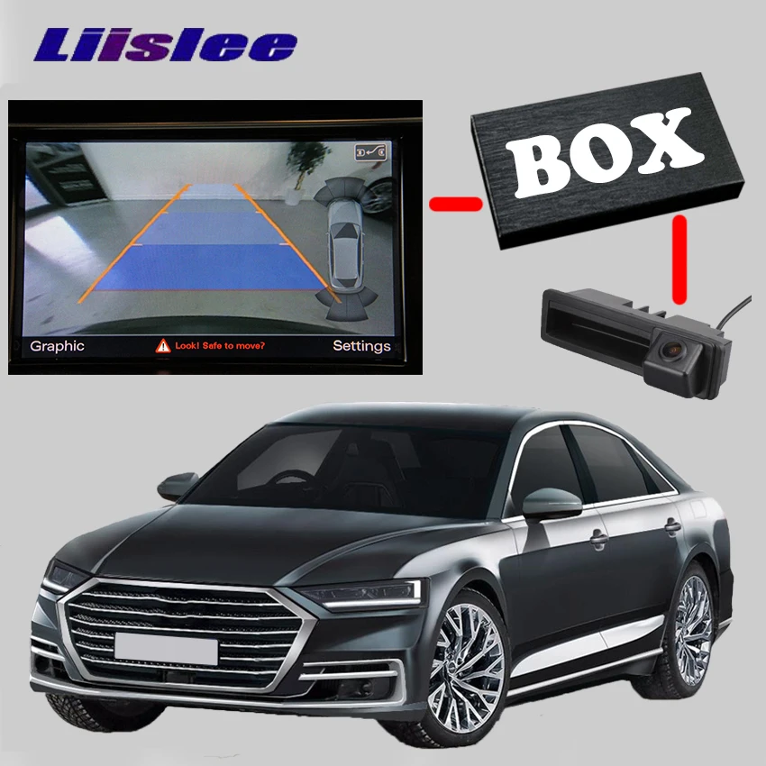 LiisLee комплект интерфейса камеры заднего вида для Audi A8 D2 4D D3 4E D4 4H D5 Q3 8U Q7 4L 4M A1 RMC NavPlus