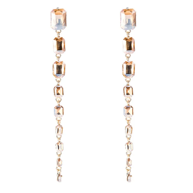 Женские квадратные серьги Стразы ADOLPH элегантные ювелирные украшения со звездами