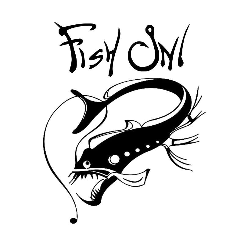 

35cm Fish On Fashion Animal Stickers Decals Car Styling Vinyl
