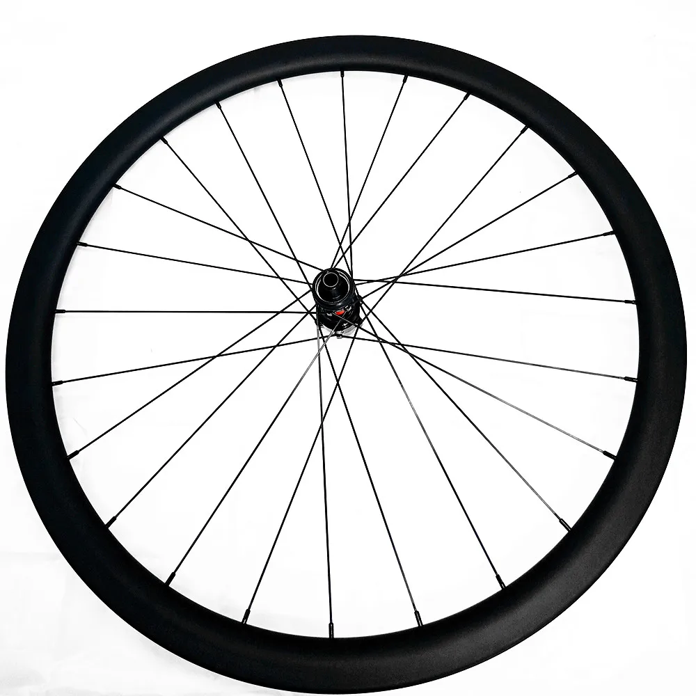 Disc Brake Road Bike Tubeless Wheels 700c 38x26mm Asymmetry 100x12mm 142x12mm cyclo cross road carbon disc wheel 1440g | Спорт и