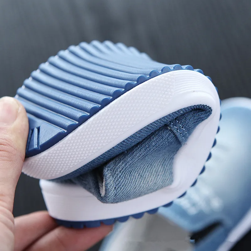 Akexiya/2017 г. Новые Детские Обувь для мальчиков девочек Повседневная парусиновая