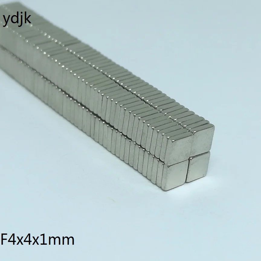 10 шт./лот N35 прямоугольный магнит f 4x4x1 супер сильный неодимовый 4*4*1 4 x 1|Магнитные
