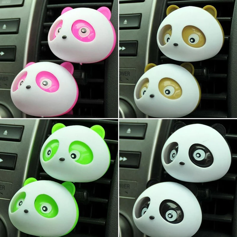 2 Шт./компл. Автомобиль укладки Милые Panda Автомобиля Духи 100 оригинальный 5 мл