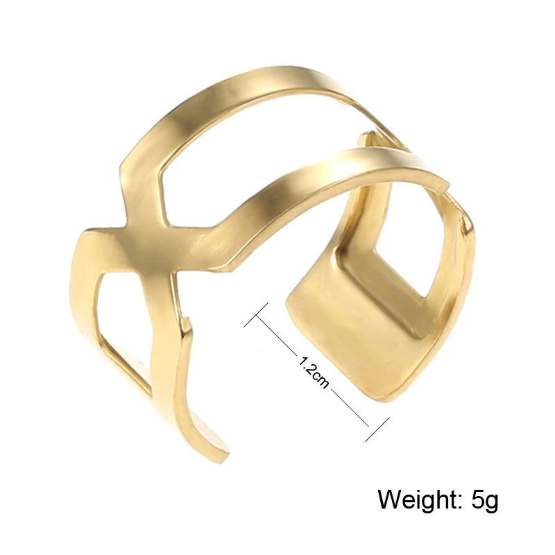 SR00082 Cremo кольцо из нержавеющей стали Bijoux Регулируемый Bague Femme Argent Реверсивные Сменные жоржет кожаные кольца Mujer - Цвет основного камня: SR00082