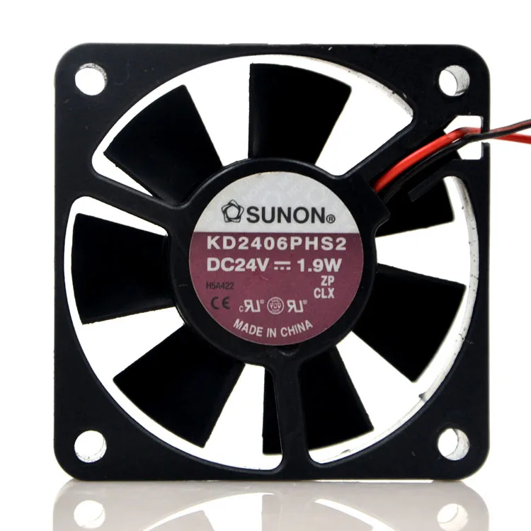 Вентилятор охлаждения сервера SUNON KD2406PHS2 DC 24 В 1 9 Вт 60x60x15 мм|square fan|server fandc 24v fan |