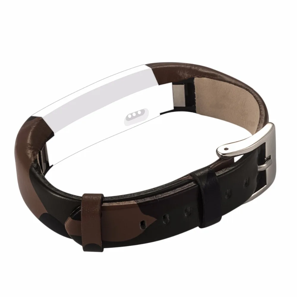Высококачественный подлинный кожаный браслет ремешок Браслет Для Fitbit Alta Tracke сменный Браслет коричневый черный красный