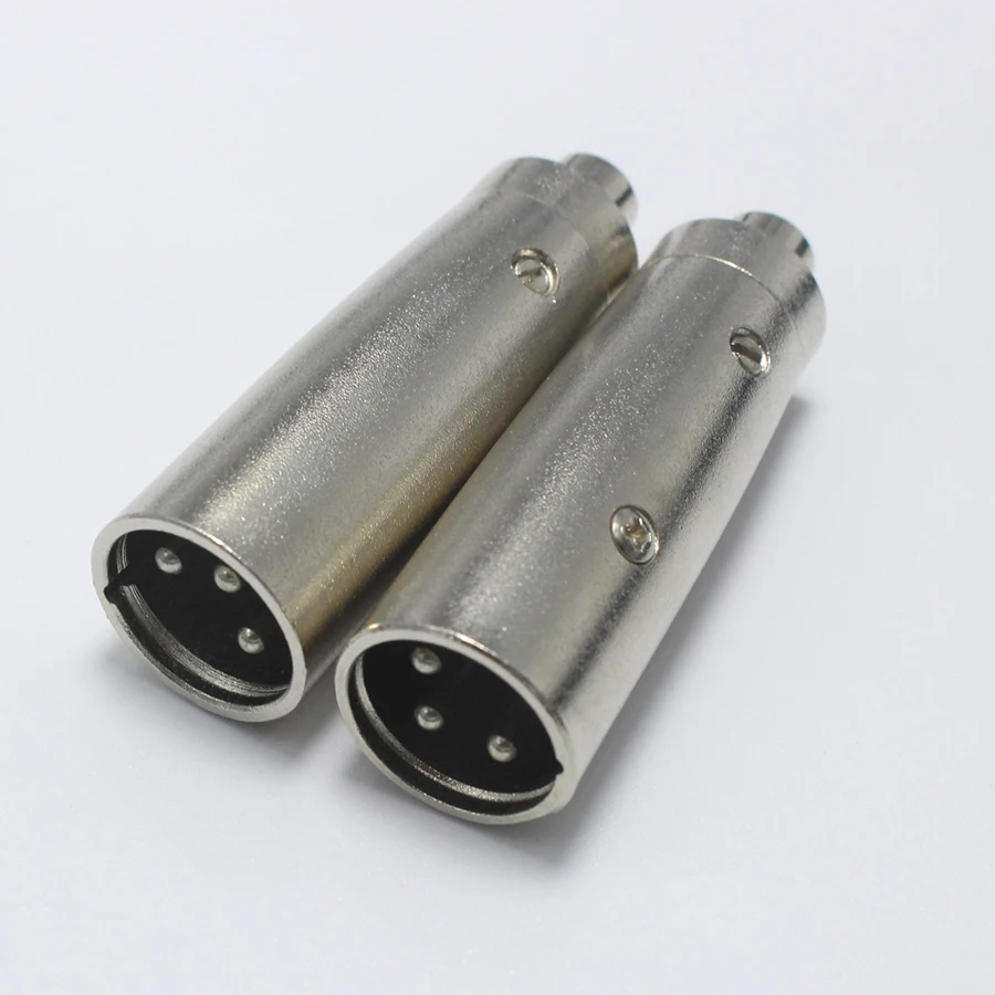 EClyxun 1 шт. металлический XLR 3-контактный Штекерный разъем к гнездовому разъему RCA