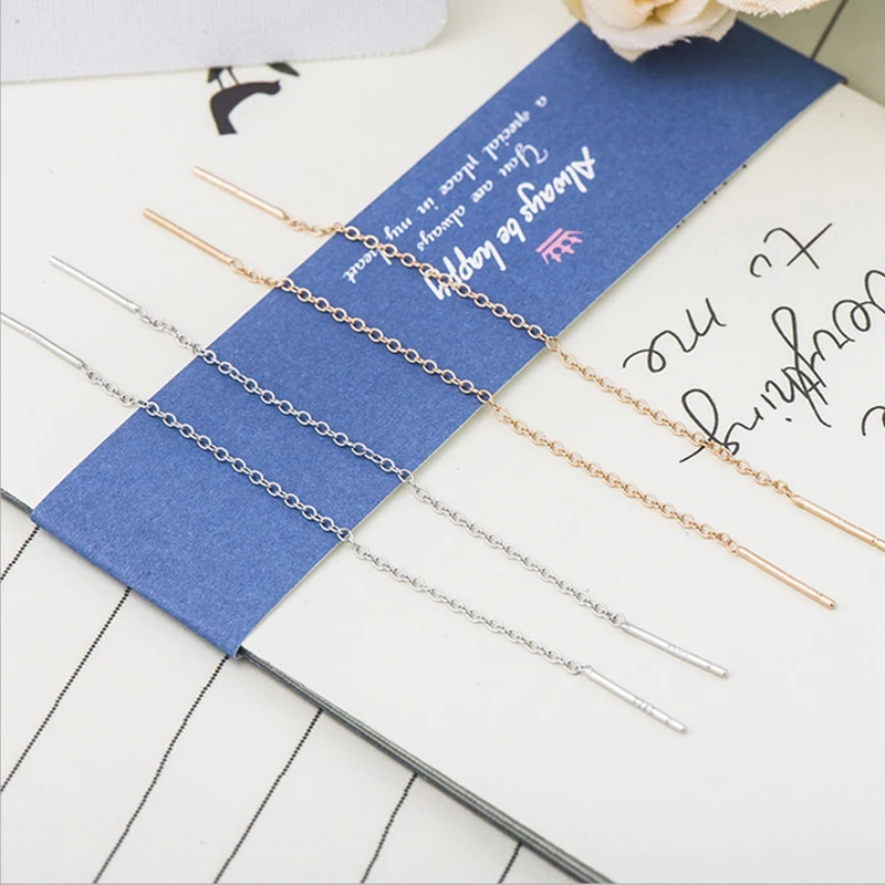 Серьги-гвоздики серебряного цвета в форме буквы U 3 шт./компл. | Украшения и