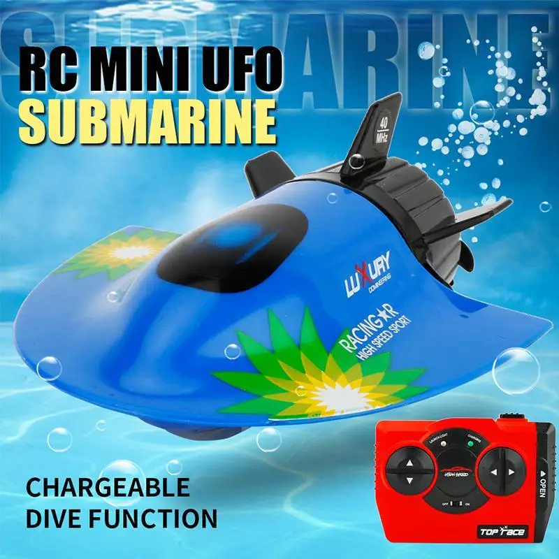 Мини UFO RC Подводная лодка Новинка дистанционное управление Электрический Дайвинг блюдце ванная комната Бассейн научная фантастика подводный автомобиль для детей