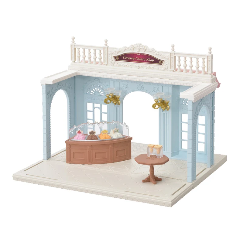 Sylvanian Families кукольный домик игровой набор сцены аксессуары фрукты конфеты вагон игрушка магазин без фигурок - Цвет: 6008