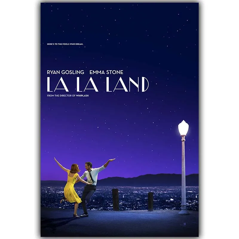 La Land плакат художественный шелковый постер с принтом 30x45 см 50x75 60x90 картинки для