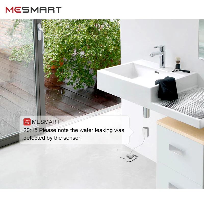 MESMART умный дом комплект автоматизации концентратор Датчик утечки воды