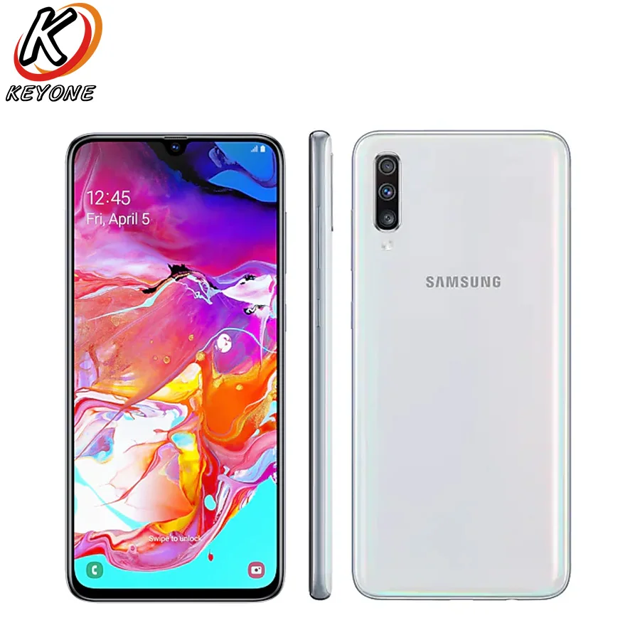 Глобальная версия Samsung Galaxy A70 A705FN DS мобильный телефон 6 7 &quot6 ГБ ОЗУ 128 Гб ПЗУ Snapdragon