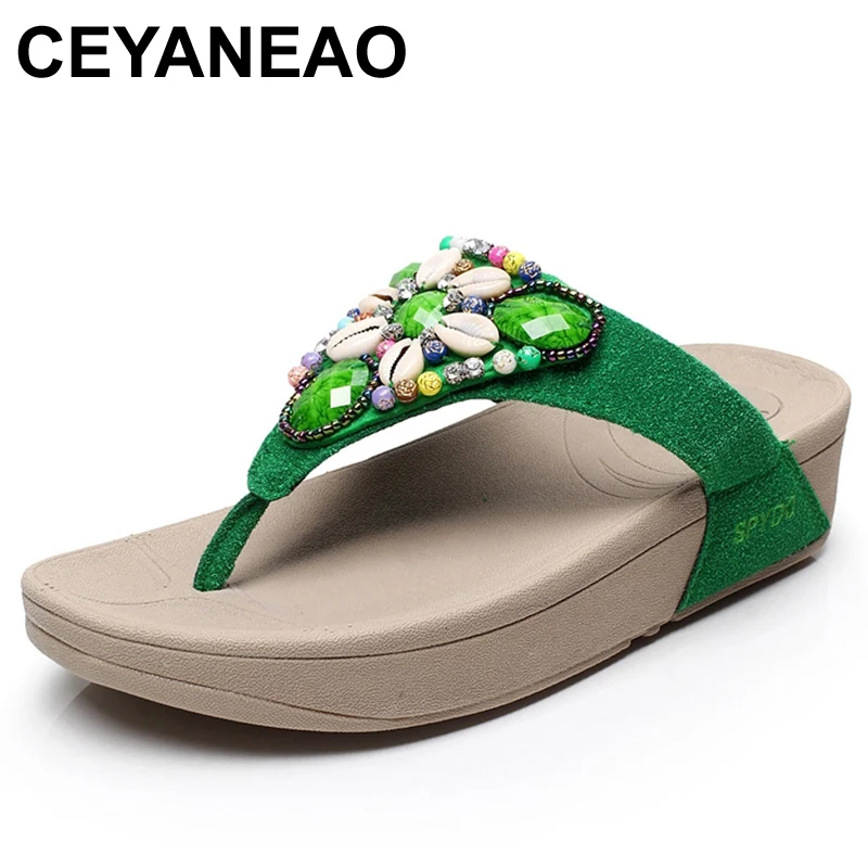 Женские тапочки CEYANEAO дышащая сетчатая Уличная обувь летняя женская повседневная