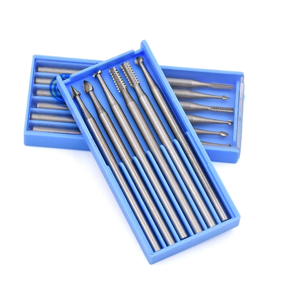 6 шт. стальные вращающиеся боры абразивные инструменты шлифовальные диски