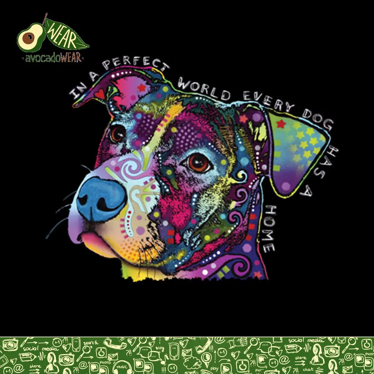 Женская/мужская футболка Pit Bull Terrier XS 3XL новая уличная одежда с забавным принтом