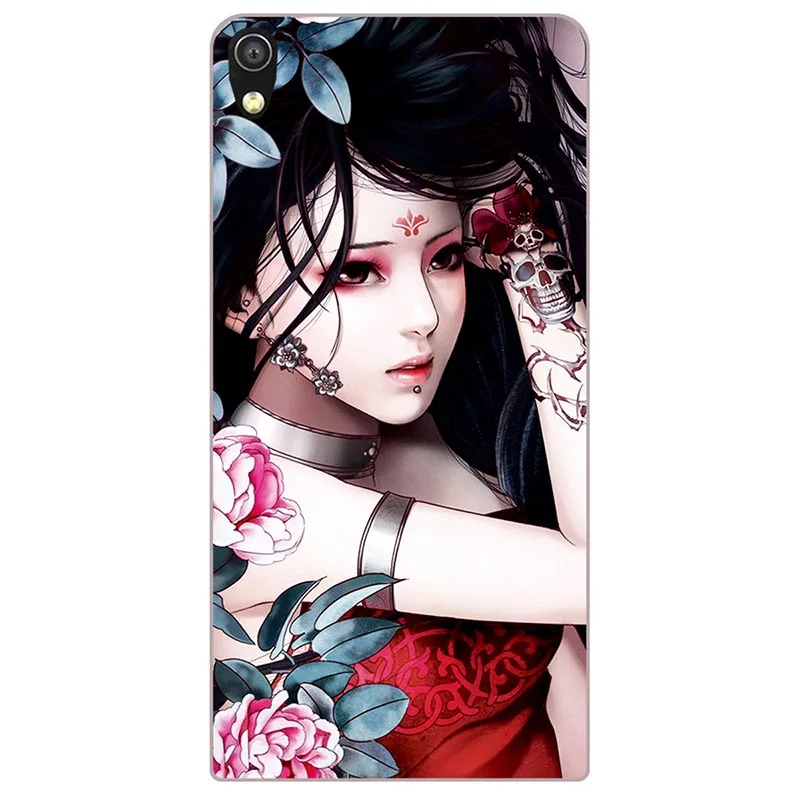 Y054 Жесткий пластиковый чехол для телефона, чехол для huawei Ascend P6 P6-U06, чехол для телефона с красочным принтом, жесткий чехол с рисунком цветка - Цвет: Y054
