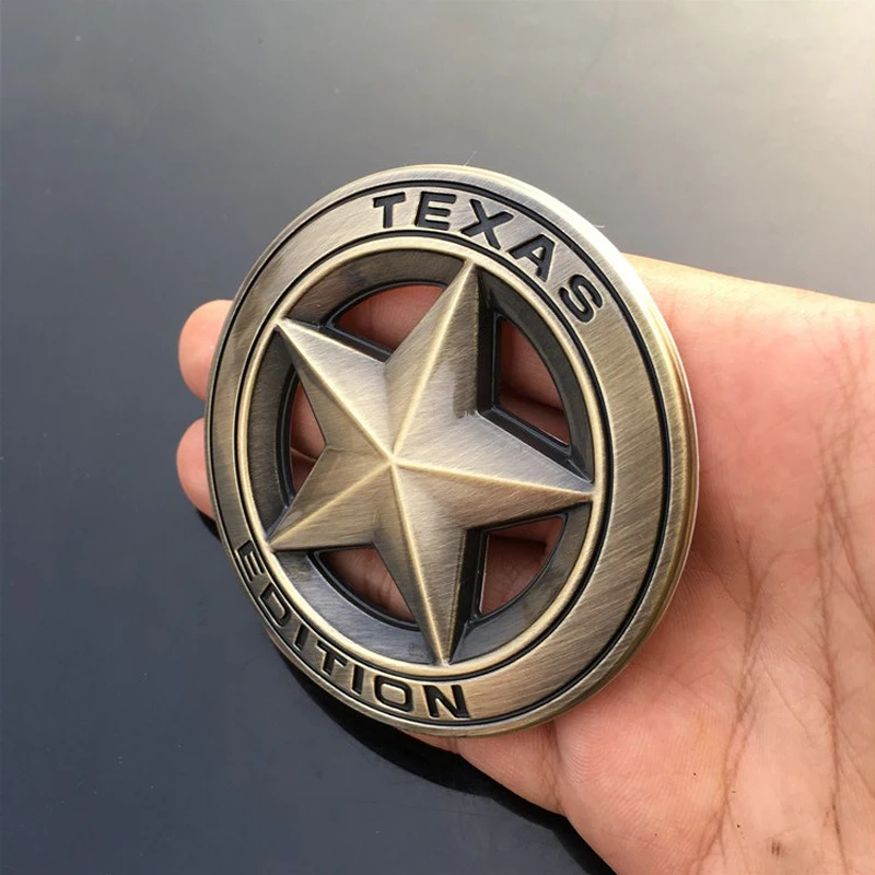 Новая эмблема Texas Edition с принтом в виде звезд логотип 3D наклейки JDM ДЛЯ JEEP наклейка