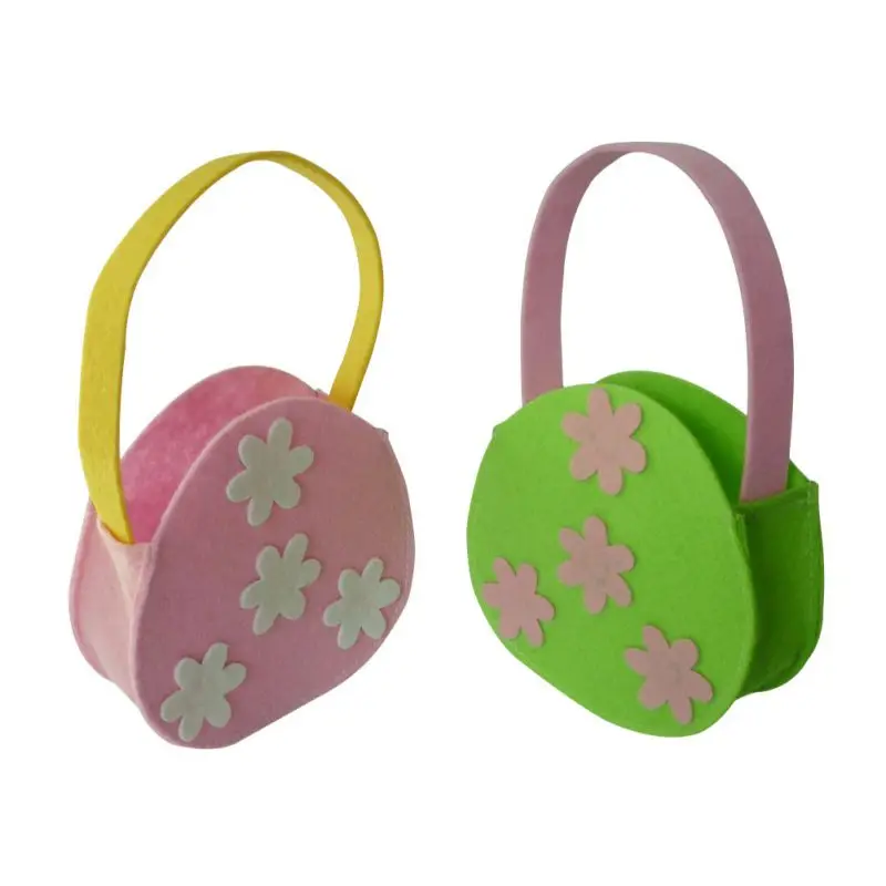 Пасхальный кролик уха сумки конфеты снек мешок пасхальные корзины Дети подарки