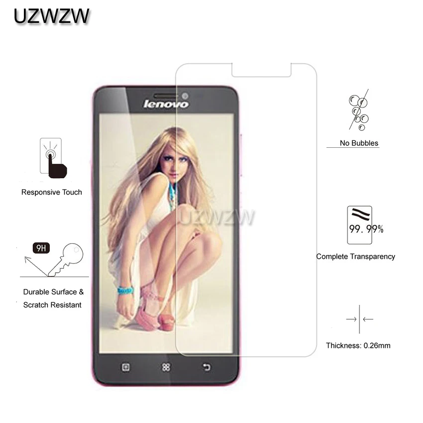 2 шт для lenovo S850 Премиум 2.5D 0,26 мм Закаленное стекло-экран протектор для lenovo S850 защитное стекло