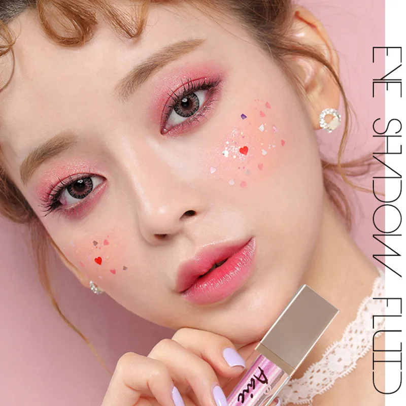 Aaic фирменные радужные цветные тени для век Сияющие Перламутровые стойкие легко