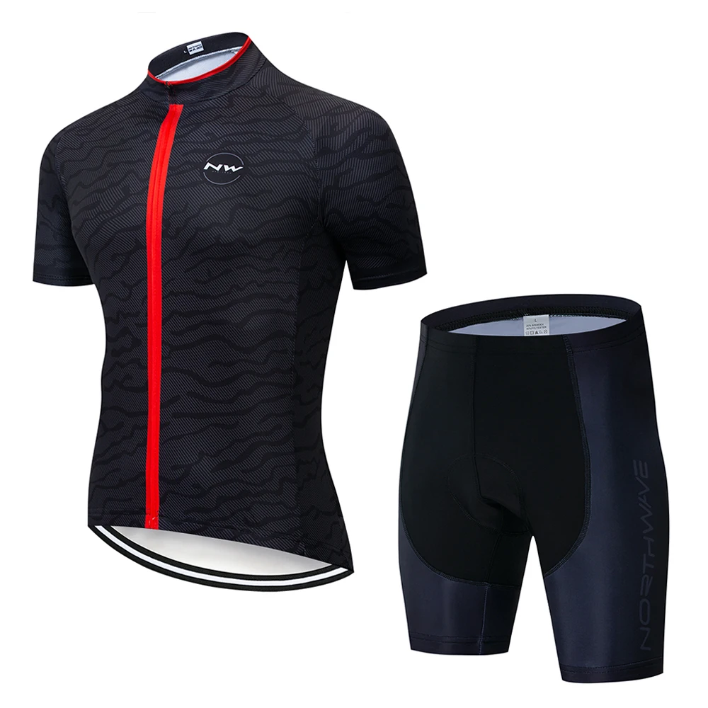 15 NW MTB велосипедная майка велосипедные шорты костюм Ropa Ciclismo мужские летние быстросохнущие велосипедные трико шорты набор Northwave - Цвет: 15