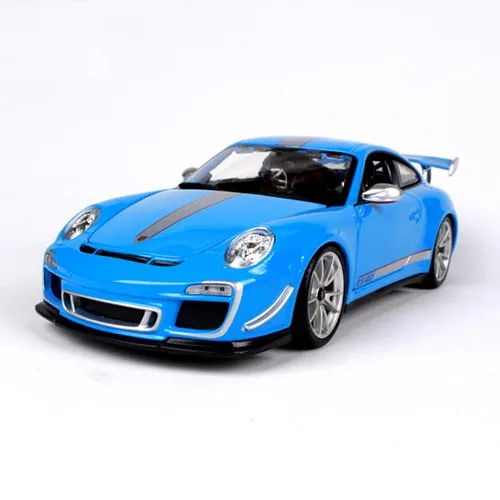 BBURAGO литая под давлением модель 1:18 911 GT3 RS 4,0 гоночный автомобиль металлический гоночный автомобиль играть коллекционные модели спортивных автомобилей игрушки для подарка - Цвет: Синий