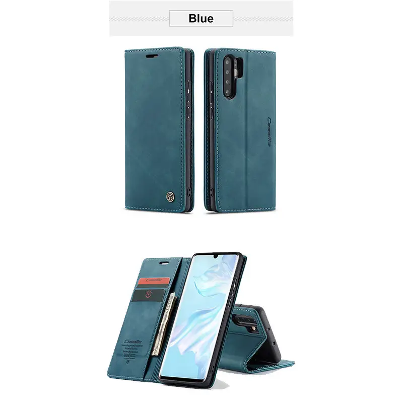 Чехол-книжка с откидной крышкой для huawei P30, Роскошный Матовый кожаный чехол-кошелек с подставкой для телефона huawei P30 Lite, чехол huawei P30 Pro, чехол