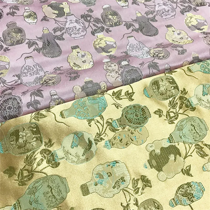 1 метр Синий и белый фарфор жаккардовая парча ткань китайский Cheongsam/японская