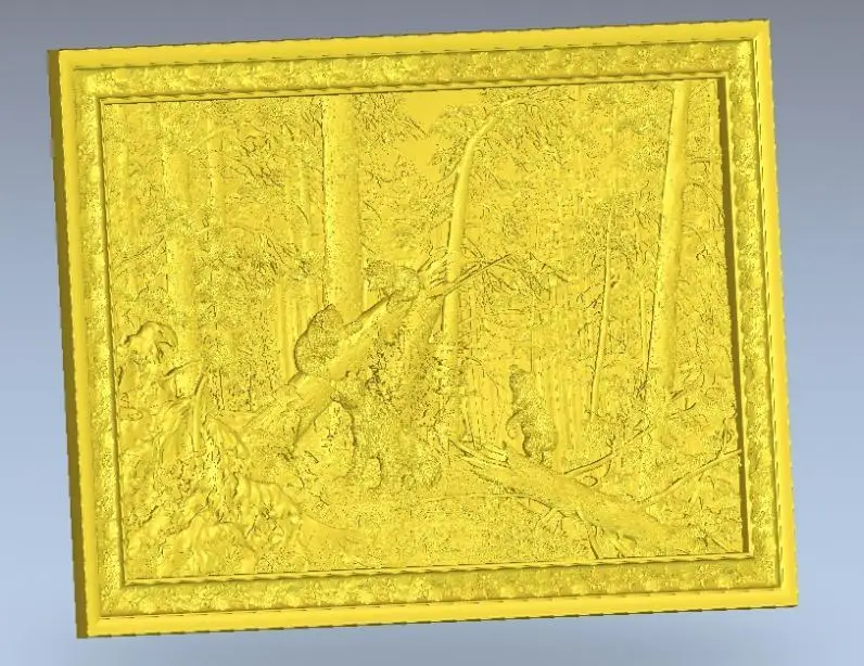

3d model relief for cnc in STL file format panno Panno_Three_Bears