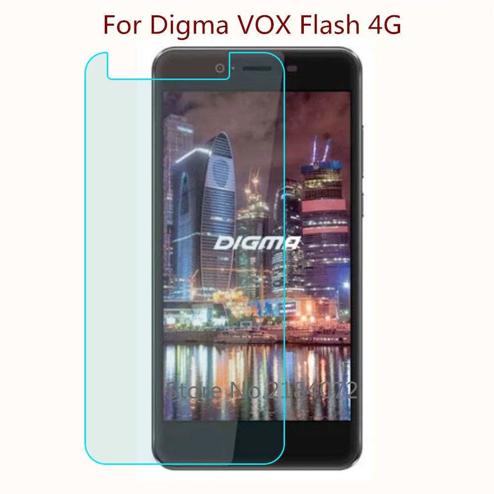 9H 2.5D Защитное стекло для экрана Digma VOX Flash 4G Phone закаленное смартфона Защитная