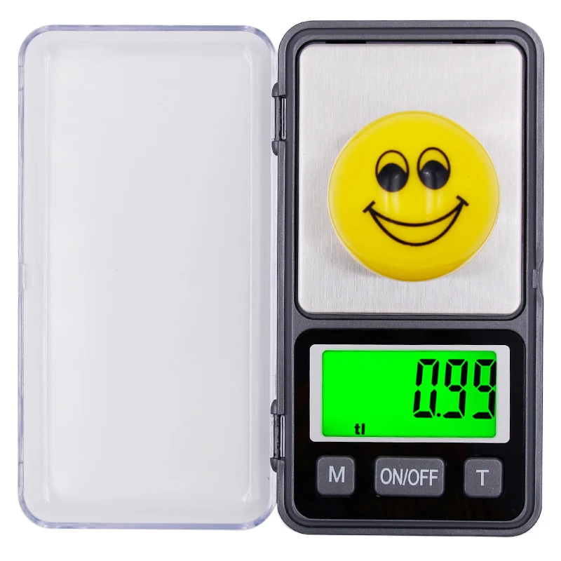 

10pcs Digital Scales Pocket LCD 500g 0.1g precision Electronic weight Jewelry Diamond Weighting balance with backlight 40%off