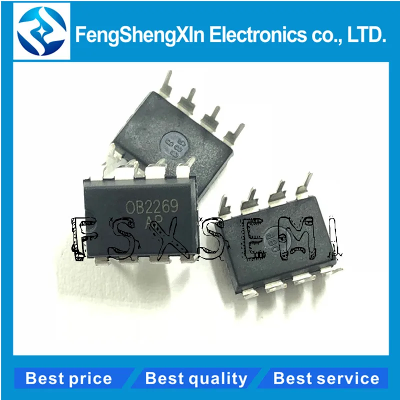 10 шт./лот Новый OB2269AP OB2269 2269AP DIP 8 чип управления питанием ЖК дисплея IC|ic power|ic chipp p |