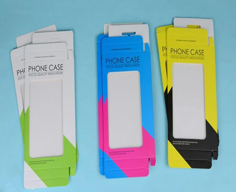 200 шт двойной цвет обычная бумага и Пластик Розничная коробка для iphone 8 7 5S 6 S samsung S6