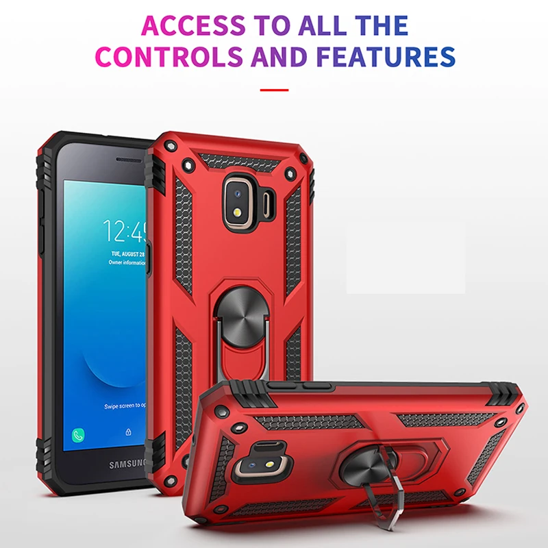 Роскошный Автомобильный кронштейн для Samsung Galaxy J2 Core ударопрочный армированный