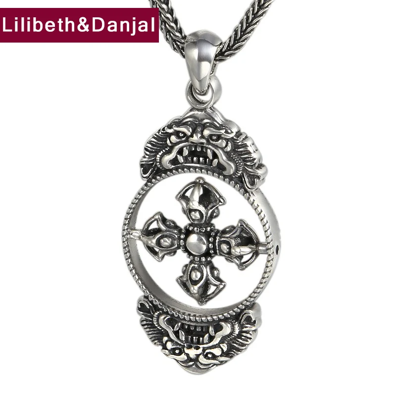 Подвеска в виде Будды из серебра 100% пробы для мужчин и женщин|Подвески| |