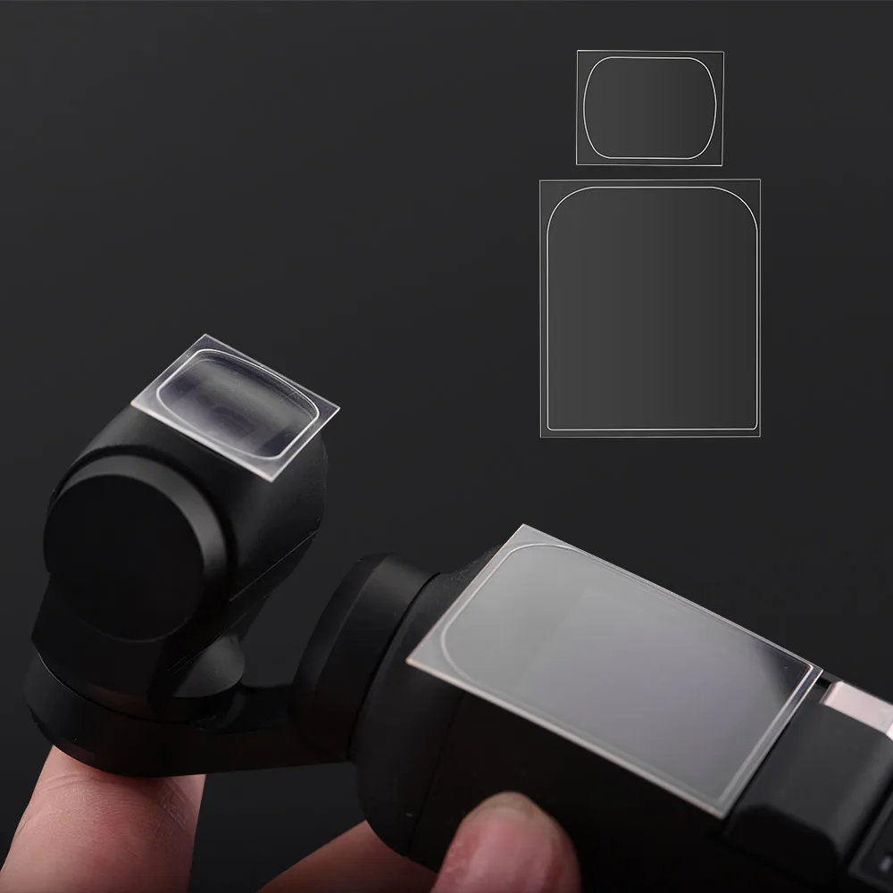 Набор защитной пленки для экрана объектива закаленное стекло DJI OSMO Карманный