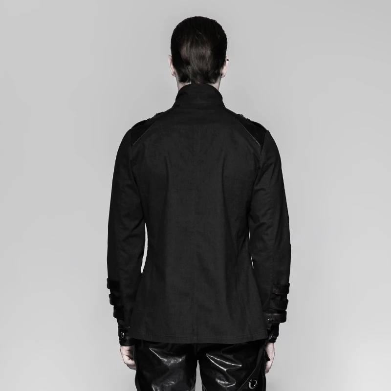 Панк рейв стимпанк Ilnverted triangle Loop военная форма рубашки Германии солдатский