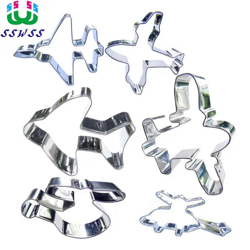 Сверхзвуковой истребитель вертолет и бомбардировщик формы украшения торта