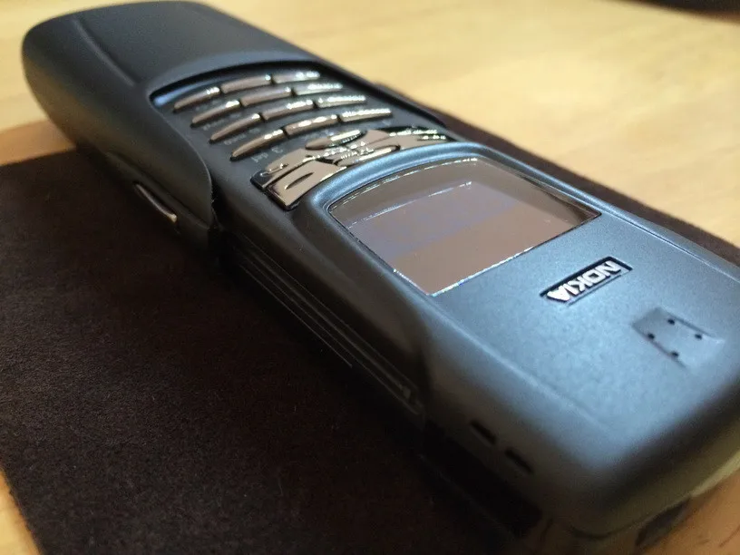 Отремонтированный Мобильный телефон NOKIA titanium 8910i GSM двухдиапазонный разблокированный мобильный телефон 8910i титановый Repaitned корпус