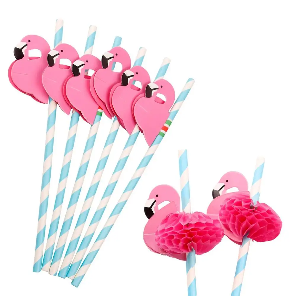 12Pcs straw style 1 FENGRISE пальмовых листьев в гавайском стиле вечерние украшения Гавайи тропический вечерние летние Фламинго участник Luau Свадебный декор Алоха, ананас - Цвет: 12Pcs straw style 1