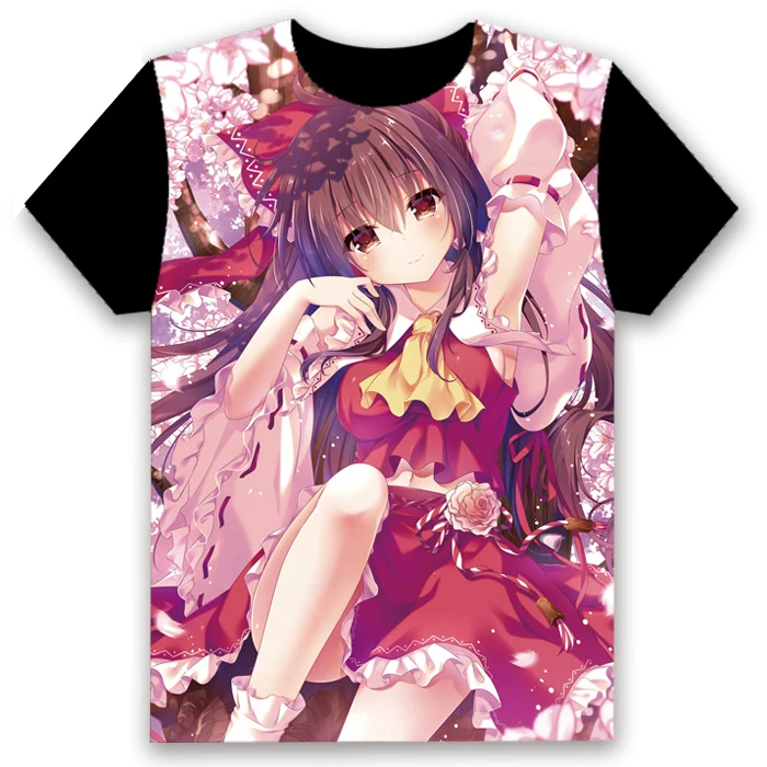 [XHTWCY] Модные футболки Touhou Project детская Подарочная футболка унисекс костюм для