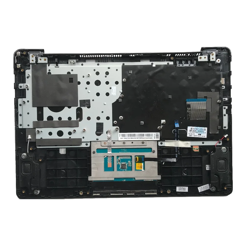 Для samsung NP540U4E BA75-04647B подлокотник для ноутбука корейский раскладка клавиатуры темно-синий с тачпадом