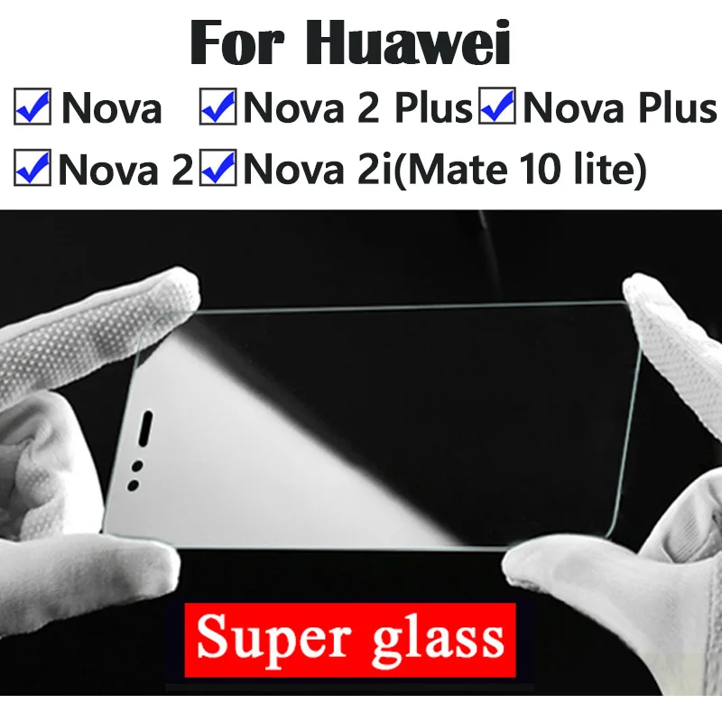 2 шт. Защитное стекло для Huawei nova Закаленное пленка huaweii i 2i plus tremp huawey mate 10 lite