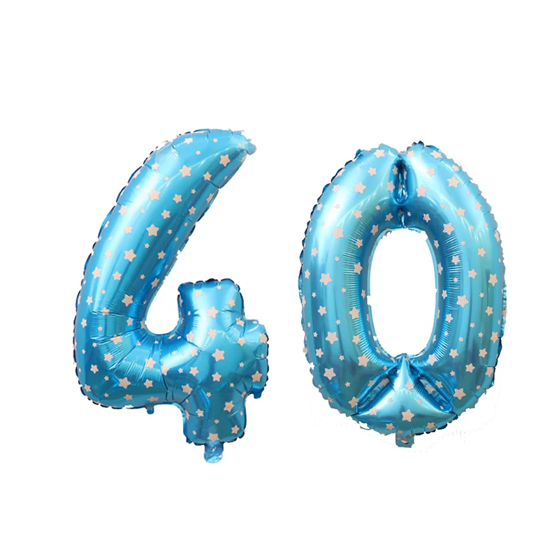 Qisen16inch 10/20/30/40/50/60 юбилей надувные шары из алюминиевой фольги с днем рождения для