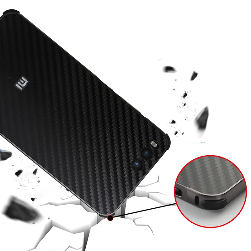 ZEALLION для Xiaomi Mi6 роскошная алюминиевая металлическая оправа + углеродное волокно